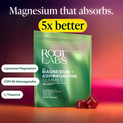 Liposomal Magnesium + Ashwagandha Gummies